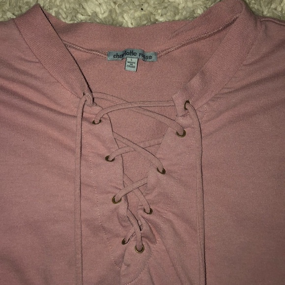 Pink Laced Long Sleeve - Picture 2 of 3